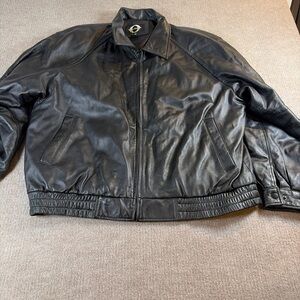 Men's Black Leather Jacket